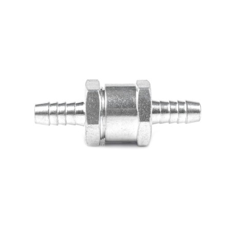 Supapa Retinere Combustibil din Aluminiu, Anti-Reflux, Pentru Furtun 8 mm, Lungime 60 mm