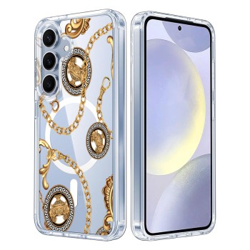 Husa pentru Samsung Galaxy S25 Plus, Atasare Magnetica, MagSafe, Slinny, Clear