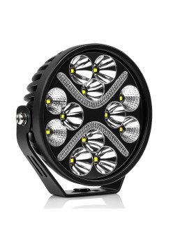 Proiector LED Off-Road PRO SERIES, 54W, 7200lm, 6000K, 10-30V, lumina spot si difuz, compatibil ATV, SSV, utilaje, IP67, 140x140x61 mm