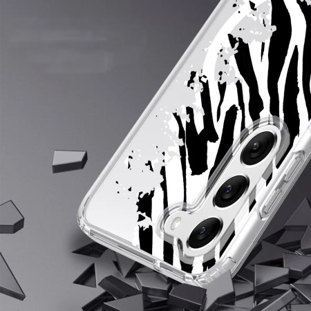 Husa pentru Samsung Galaxy A16, Atasare Magnetica, MagSafe, Pattern Skin 16, Clear