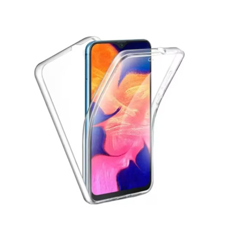 Husa 360 compatibila Xiaomi Redmi 12C, Full Body, Fata Spate, Transparent