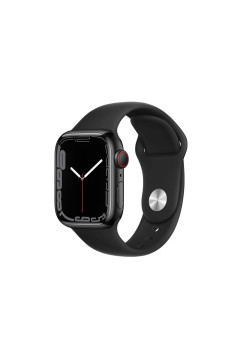 Bratara compatibila cu Apple Watch 1/2/3/4/5/6/7/8/SE series 38/40/41 mm, Smartwatch, Silicon WA01, Negru