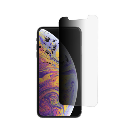 Folie telefon Privacy de sticla compatibila iPhone XS Max / 11 Pro Max, 2.5D, Protectie Profesionala, Case Friendly, Negru