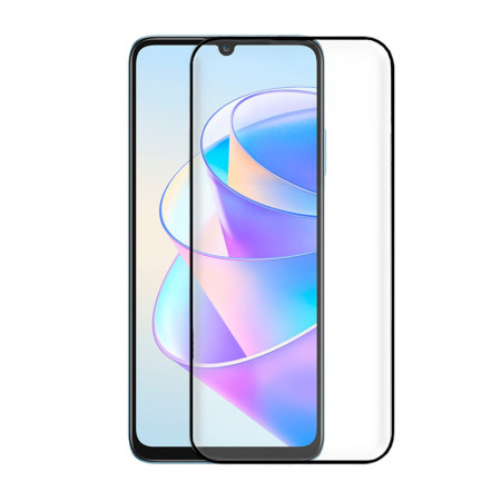 Folie de sticla compatibila Honor X7a, Case Friendly, Lipire Completa, 9H, Transparent
