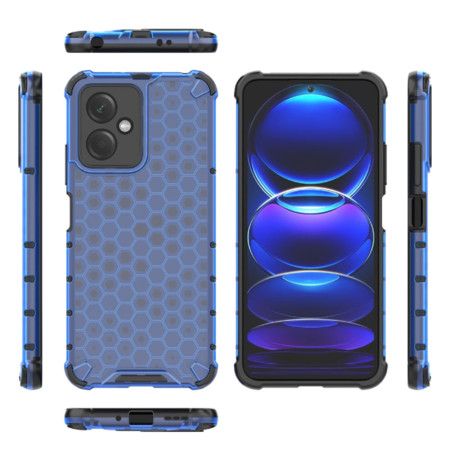 Husa antisoc compatibila Xiaomi Redmi Note 12, Honeycomb AirBag, Albastru