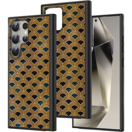 Husă pentru Samsung Galaxy S25 Ultra, DC Cobalt Marble, Protecție Cameră, Antișoc, Design Slim, Zen Luxe