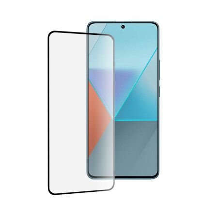Folie sticla telefon compatibila Xiaomi Redmi Note 13 Pro / Poco X6 Pro, Full Glue, 111D, Black