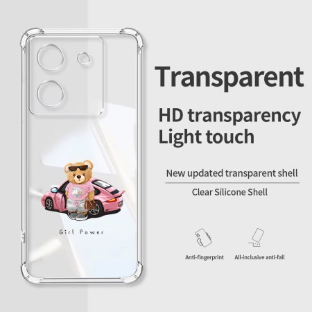 Husa Antisoc pentru Xiaomi Poco M7 Pro 5G - AirBag TPU, Colțuri Ranforsate - Girl Power