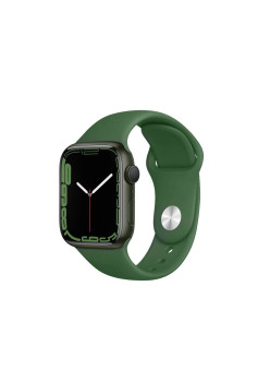 Bratara compatibila cu Apple Watch 1/2/3/4/5/6/7/8/SE series 38/40/41 mm, Smartwatch, Silicon WA01, Alfalfa