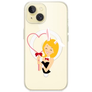 Husa personalizata Apple iPhone 14, MagSafe, Play Love