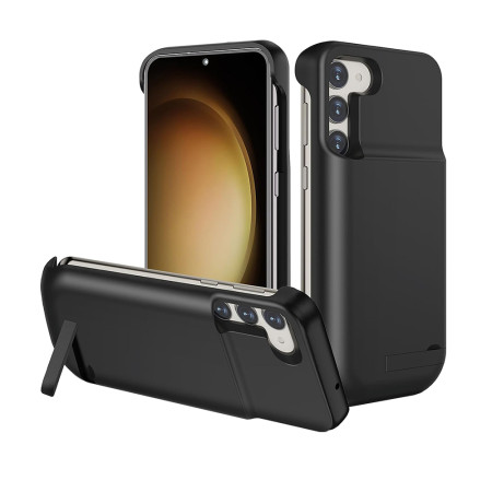 Husa cu Baterie Power Pro compatibila Samsung Galaxy S23 Plus, 6000mAh, Black
