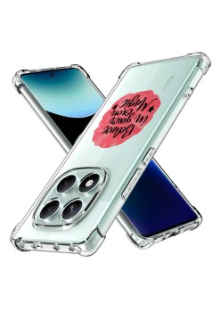 Husa Antisoc pentru Xiaomi Redmi Note 14 Pro 4G / Poco F7, AirBag PRO, Clear, Belive in Your Own Magic