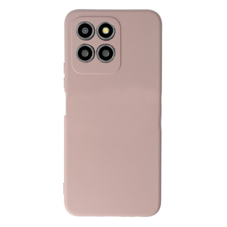 Husa silicon compatibila Honor 70 Lite, Camera SuperProtect, Anti-Zgarieturi Interior din Microfibra, Ivory