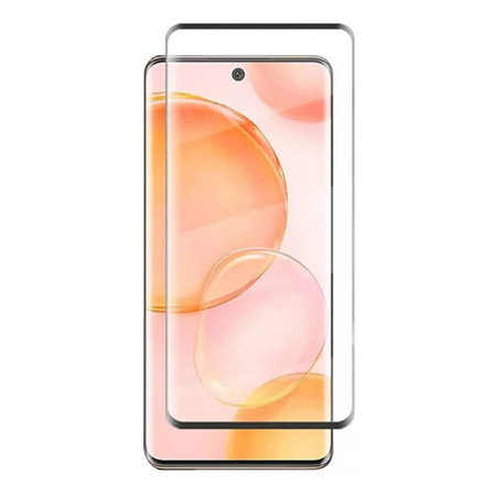 Folie de Sticla Curbata compatibila Honor X50, Profesionala 3D, Full Cover, Negru