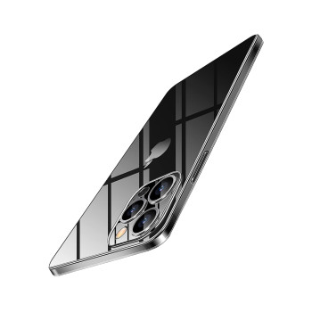 Husa de protectie compatibila Apple Iphone 15 Pro Max, PC Slim, Premium, Protectie camera, Transparent 