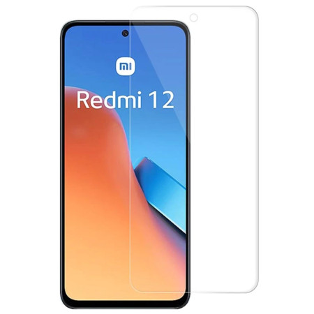Folie de sticla compatibila Xiaomi Redmi 12, 9H, Case Friendly, Profesionala, Transparenta
