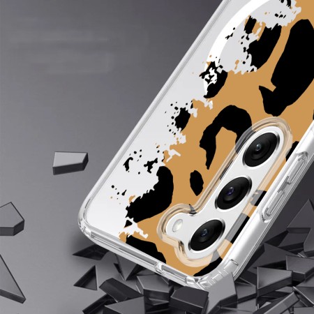 Husa pentru Samsung Galaxy A16, Atasare Magnetica, MagSafe, Pattern Skin 07, Clear