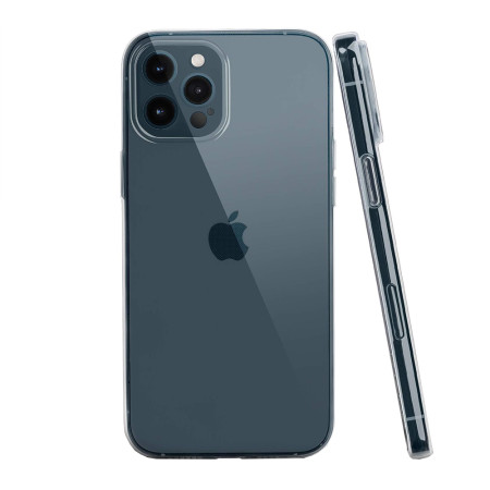 Husa de protectie compatibila Apple Iphone 12 Pro Max, PC Slim, Premium, Protectie camera, Transparent 