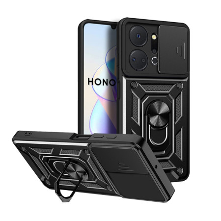 Husa telefon compatibila Honor X7a, CamShield Privacy, Tech-H, Negru