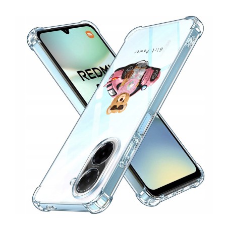 Husa Antisoc pentru Xiaomi Redmi A5 4G - AirBag TPU, Colțuri Ranforsate - Girl Power