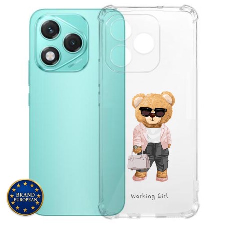 Husa Antisoc pentru Honor 400 Lite - AirBag TPU, Colțuri Ranforsate - Working Girl