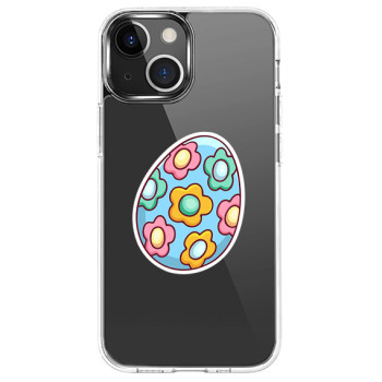 Husa personalizata Apple iPhone 14 Plus, Egg Flower