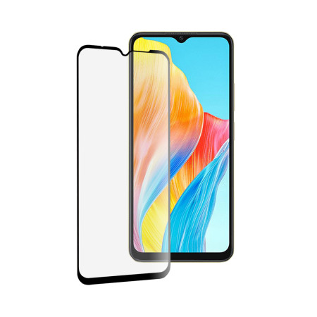 Folie sticla telefon compatibila Oppo A38, Full Glue, 111D, Black