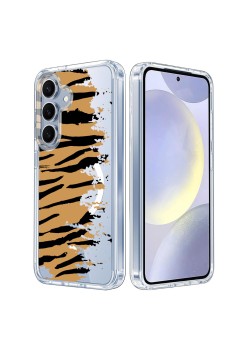 Husa pentru Samsung Galaxy S25, Atasare Magnetica, MagSafe, Pattern Skin 04, Clear