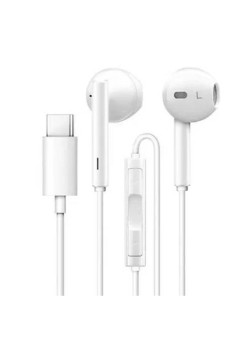 Casti Tip-C JBC-086A compatibila Samsung, Huawei, Alb