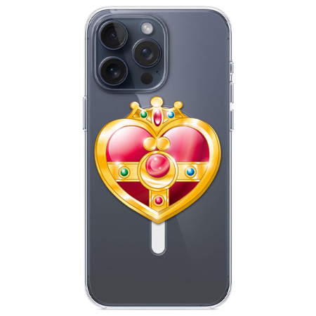 Husa personalizata Apple iPhone 15, MagSafe, Princess Heart