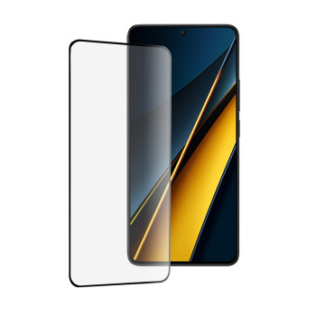 Folie sticla telefon compatibila Xiaomi Poco X6 Pro, Full Glue, 111D, Black