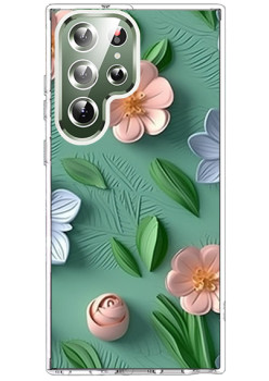 Husa pentru Samsung Galaxy S25 Ultra, Atasare Magnetica, MagSafe, 3D Flower Medley 9