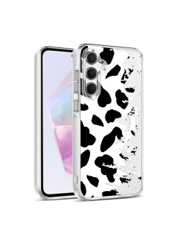 Husa pentru Samsung Galaxy A16, Atasare Magnetica, MagSafe, Pattern Skin 12, Clear