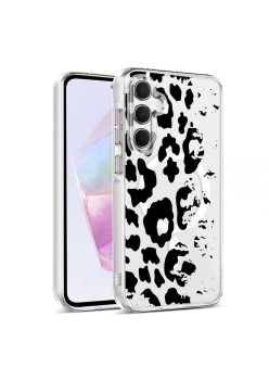 Husa pentru Samsung Galaxy A16, Atasare Magnetica, MagSafe, Pattern Skin 42, Clear