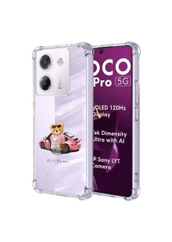 Husa Antisoc pentru Xiaomi Poco M7 Pro 5G - AirBag TPU, Colțuri Ranforsate - Girl Power