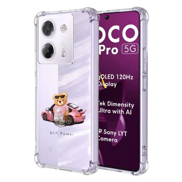 Husa Antisoc pentru Xiaomi Poco M7 Pro 5G - AirBag TPU, Colțuri Ranforsate - Girl Power