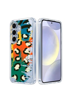 Husa pentru Samsung Galaxy S25, Atasare Magnetica, MagSafe, Pattern Skin 49, Clear