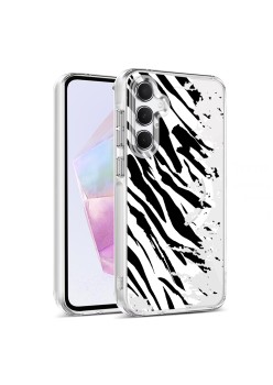 Husa pentru Samsung Galaxy A16, Atasare Magnetica, MagSafe, Pattern Skin 16, Clear
