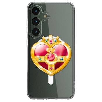 Husa personalizata Samsung Galaxy S24, MagSafe Atasare Magnetica, Princess Heart