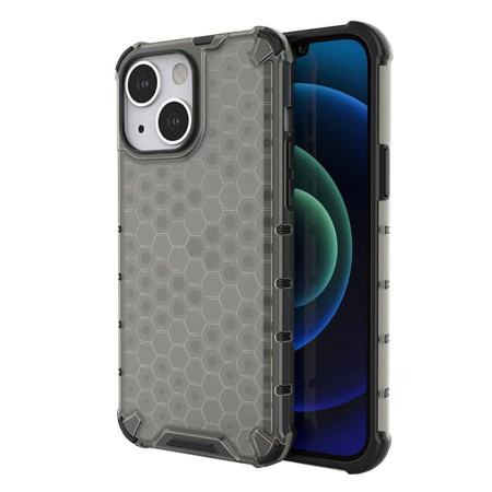 Husa antisoc compatibila Apple iPhone 15, Honeycomb AirBag, Negru