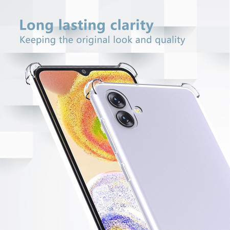 Husa Antisoc compatibila Samsung Galaxy A05, PRO AirBag, Clear