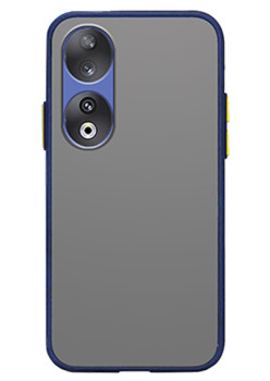 Husa cu protectie la camere si finisaj mat pentru HONOR, Albastru - Alege Modelul!