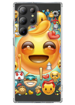 Husa pentru Samsung Galaxy S25 Ultra, Atasare Magnetica, MagSafe, Emoji Baby Face