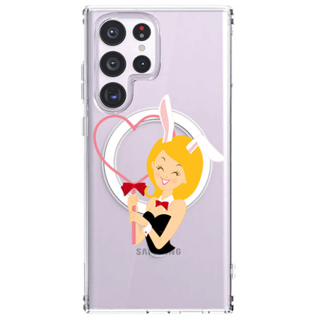 Husa personalizata Samsung Galaxy S23 Ultra, MagSafe Atasare Magnetica, Play Love