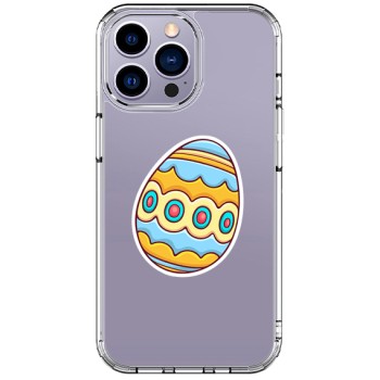Husa personalizata Apple iPhone 15 Pro, Egg Galben