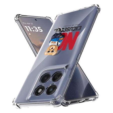 Husa Antisoc pentru Motorola Edge 60 / Edge 60 Fusion - AirBag TPU, Colțuri Ranforsate - No Excuses