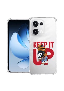 Husa Antisoc pentru Oppo Reno13, AirBag PRO, Clear, Keep it Up