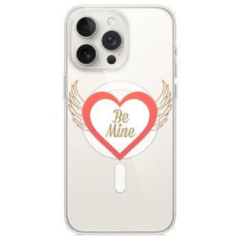 Husa personalizata Apple iPhone 14 Pro, MagSafe, Be Mine