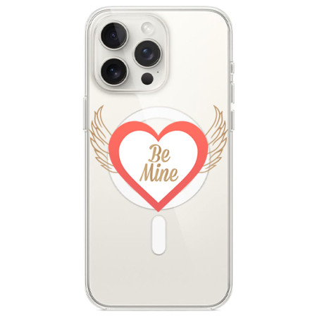 Husa personalizata Apple iPhone 14 Pro, MagSafe, Be Mine