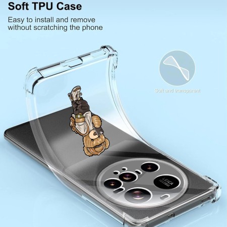 Husa Antisoc pentru Xiaomi 15 Ultra - AirBag TPU, Colțuri Ranforsate- Selfie